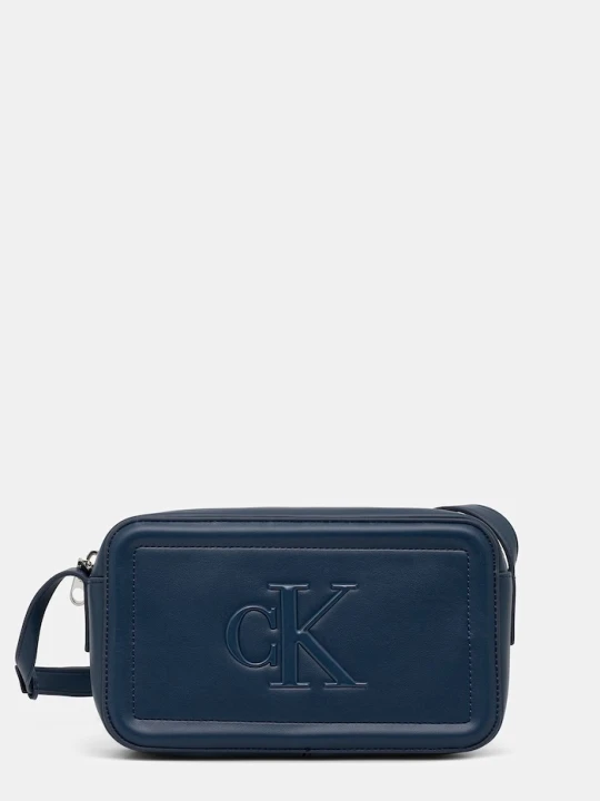 Zdjęcie produktu Calvin Klein torebka crossbody damska z imitacji skóry granatowy