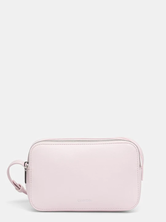 Zdjęcie produktu Calvin Klein torebka crossbody damska z imitacji skóry różowy
