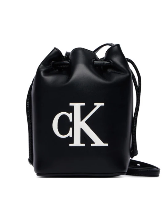 Zdjęcie produktu Calvin Klein Torebka Bold Ck Mini Bucket Crossbody LV04F3870G Czarny