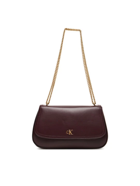 Zdjęcie produktu Calvin Klein Torebka Ck Convertible Chain Medium Bag LV04F3171G Bordowy