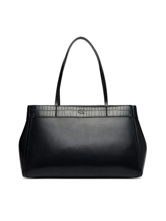 Zdjęcie produktu Calvin Klein Torebka Ck Croc Snap Large Tote LV04F3904G Czarny