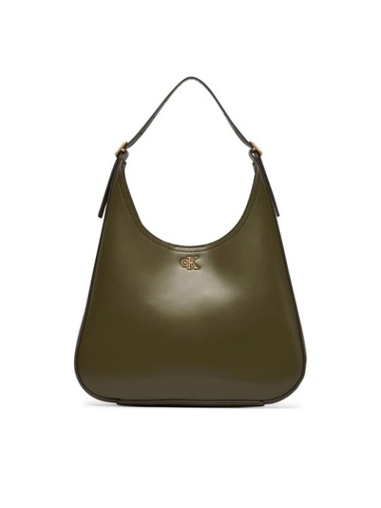 Zdjęcie produktu Calvin Klein Torebka Ck Medium Shoulder Bag LV04F3522G Zielony ciemny
