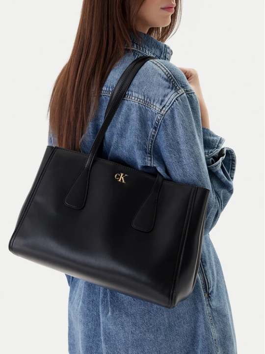 Zdjęcie produktu Calvin Klein Torebka Ck Medium Work Tote LV04F3442G Czarny