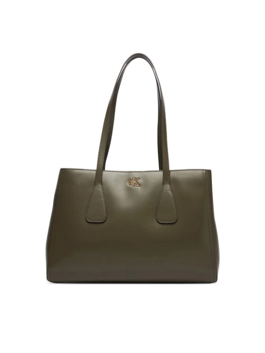 Zdjęcie produktu Calvin Klein Torebka Ck Medium Work Tote LV04F3442G Zielony