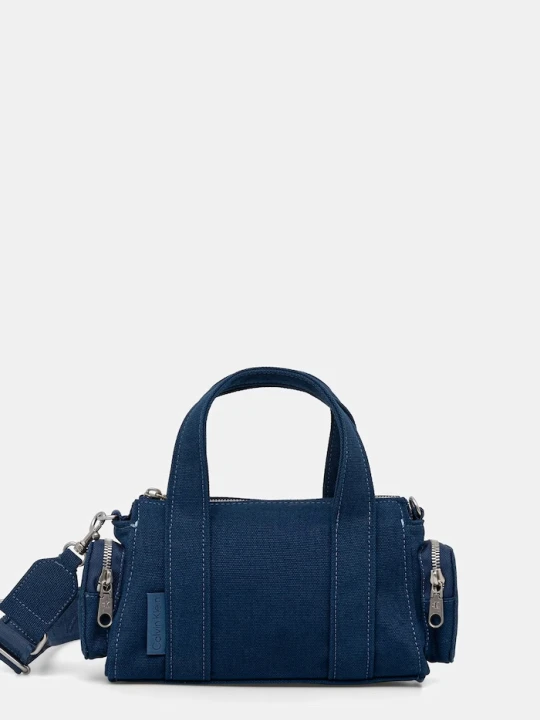 Zdjęcie produktu Calvin Klein torebka crossbody damska bawełniana niebieski