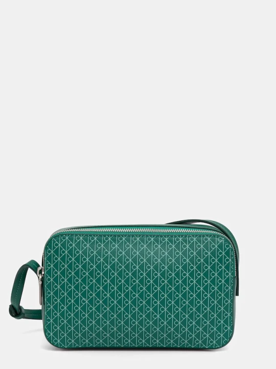 Zdjęcie produktu Calvin Klein torebka crossbody damska z imitacji skóry zielony