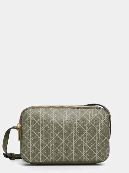 Zdjęcie produktu Calvin Klein torebka crossbody damska z imitacji skóry zielony