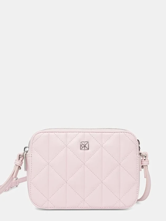 Zdjęcie produktu Calvin Klein torebka crossbody damska z imitacji skóry różowy