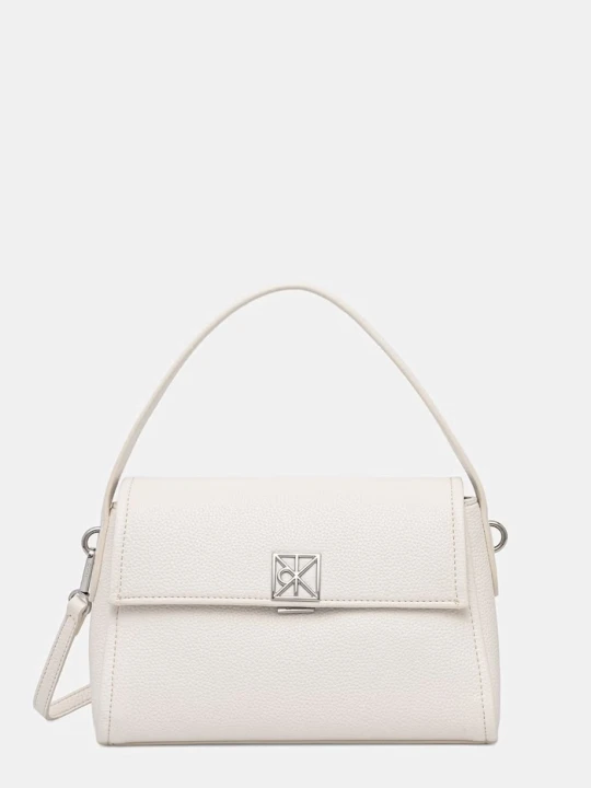 Zdjęcie produktu Calvin Klein torebka crossbody damska z imitacji skóry biały