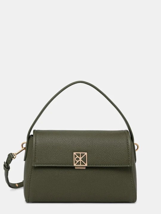 Zdjęcie produktu Calvin Klein torebka crossbody damska z imitacji skóry zielony
