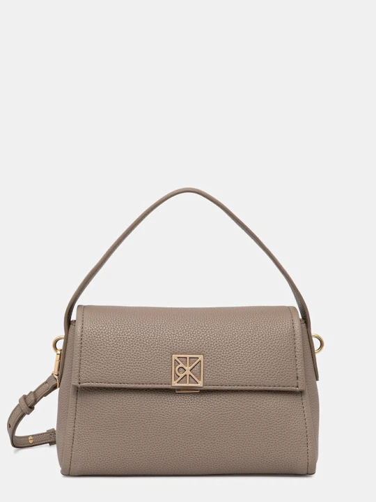 Zdjęcie produktu Calvin Klein torebka crossbody damska z imitacji skóry beżowy