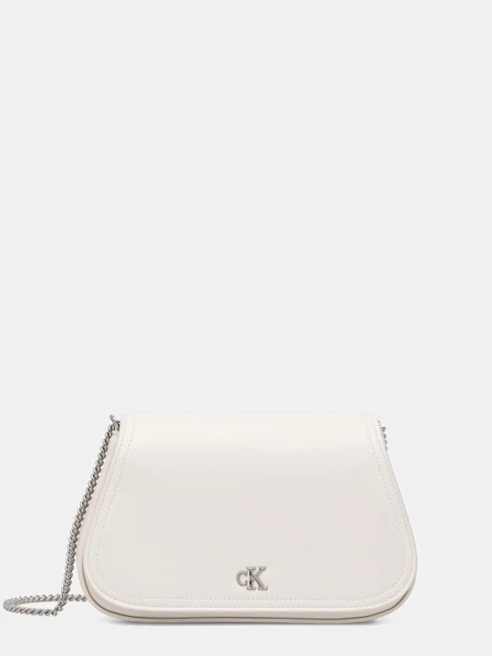 Zdjęcie produktu Calvin Klein torebka crossbody damska z imitacji skóry biały