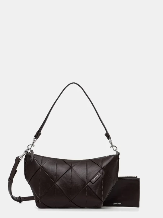 Zdjęcie produktu Calvin Klein torebka crossbody damska z imitacji skóry brązowy