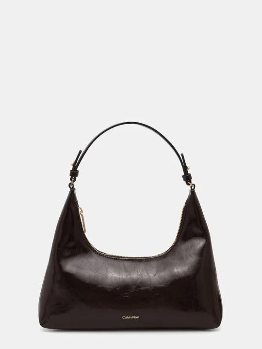 Zdjęcie produktu Calvin Klein torebka crossbody damska z imitacji skóry brązowy