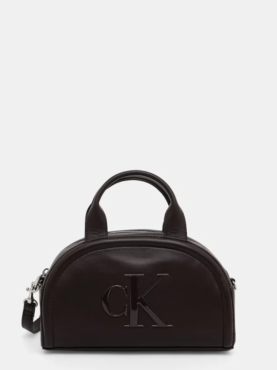 Zdjęcie produktu Calvin Klein torebka crossbody damska z imitacji skóry brązowy