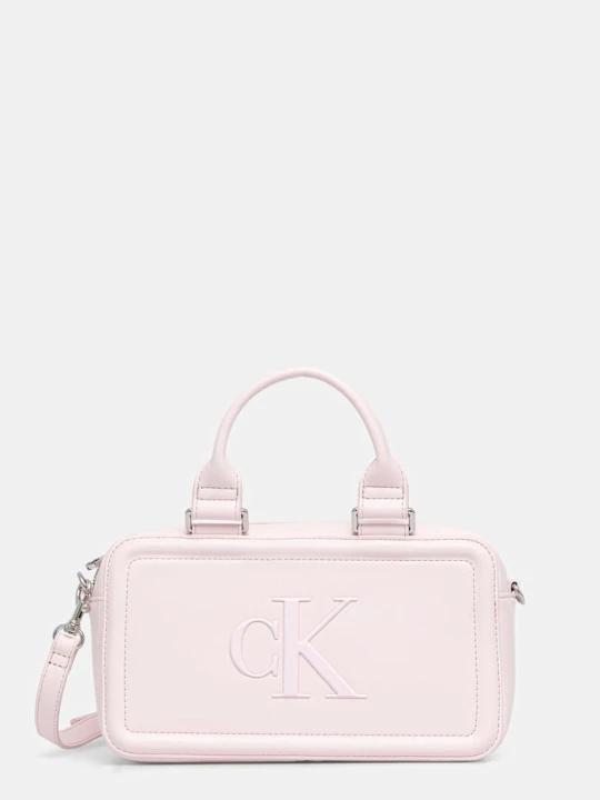 Zdjęcie produktu Calvin Klein torebka damska z imitacji skóry różowy