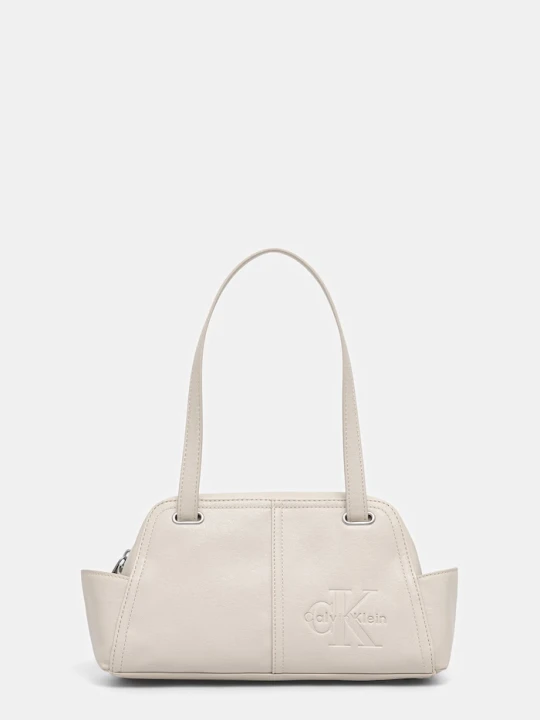Zdjęcie produktu Calvin Klein torebka damska z imitacji skóry beżowy