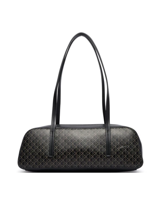 Zdjęcie produktu Calvin Klein Torebka Emblem Aop Bauletto LV04F3585G Czarny