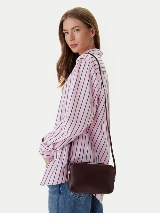 Zdjęcie produktu Calvin Klein Torebka Emblem Aop Elongated Camera Bag LV04F3268G Bordowy