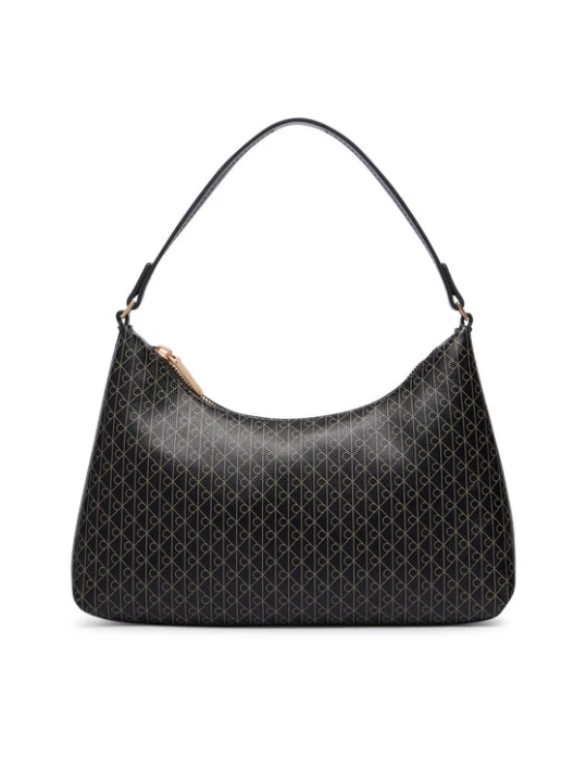 Zdjęcie produktu Calvin Klein Torebka Emblem Aop Small Shoulder Bag LV04F3889G Czarny