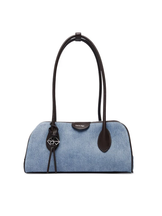 Zdjęcie produktu Calvin Klein Torebka Emblem Trio Denim Shoulder Bag LV04F3830G Niebieski