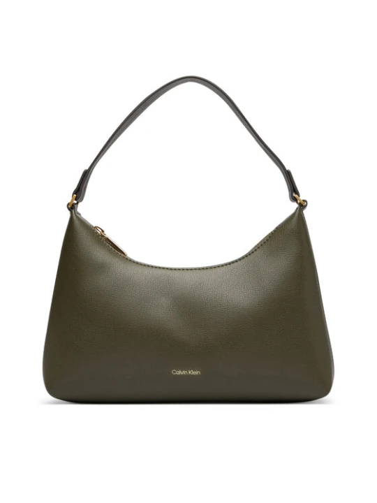 Zdjęcie produktu Calvin Klein Torebka Foil Logo Small Shoulder Bag LV04F3890G Zielony ciemny