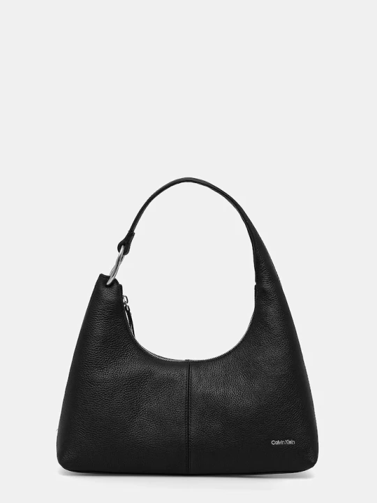 Zdjęcie produktu Calvin Klein torebka hobo damska skórzana czarny