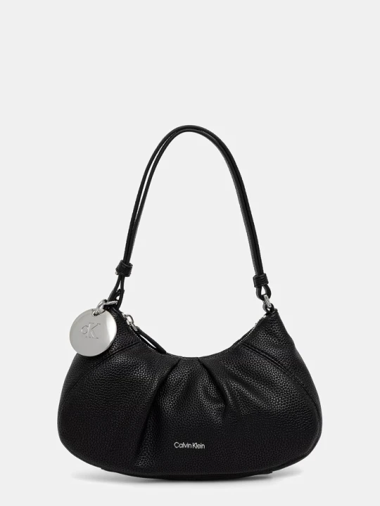 Zdjęcie produktu Calvin Klein torebka hobo damska z imitacji skóry czarny