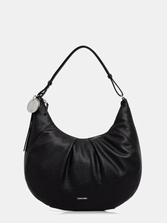 Zdjęcie produktu Calvin Klein torebka hobo damska z imitacji skóry czarny