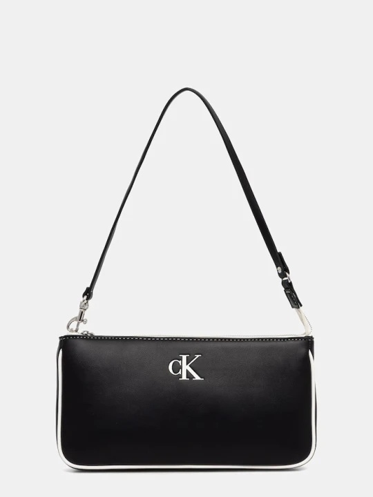 Zdjęcie produktu Calvin Klein torebka hobo damska z imitacji skóry czarny