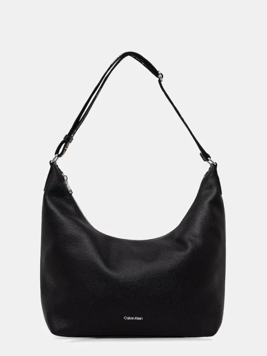 Zdjęcie produktu Calvin Klein torebka hobo damska z imitacji skóry czarny