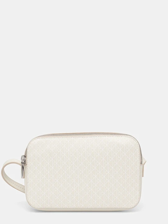 Zdjęcie produktu Calvin Klein torebka crossbody damska z imitacji skóry beżowy