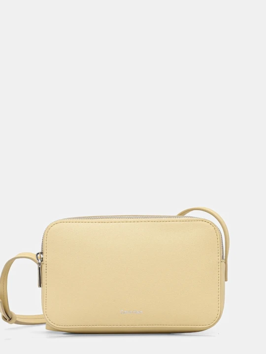 Zdjęcie produktu Calvin Klein torebka crossbody damska z imitacji skóry żółty