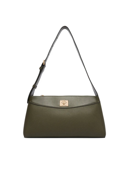 Zdjęcie produktu Calvin Klein Torebka Mix Media Shoulder Bag LV04F3886G Zielony ciemny