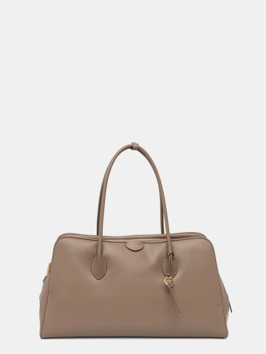 Zdjęcie produktu Calvin Klein torebka shopper damska z imitacji skóry beżowy