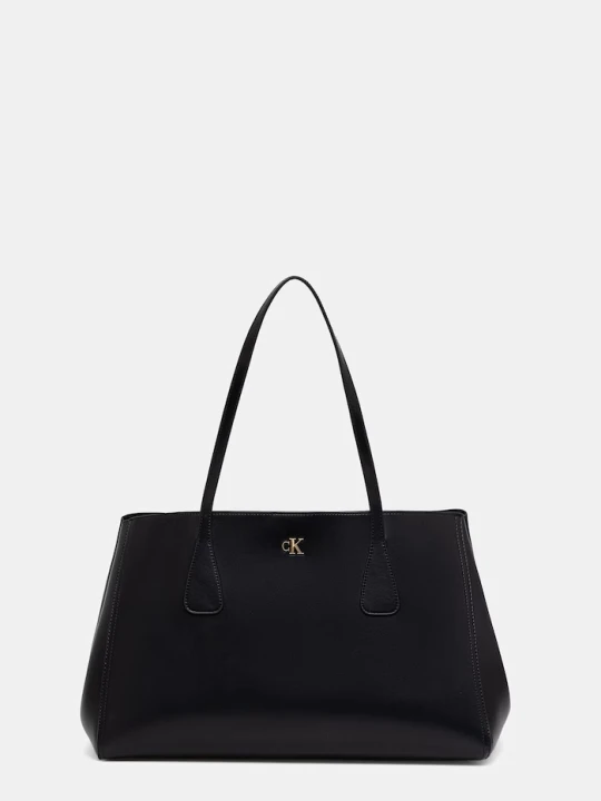 Zdjęcie produktu Calvin Klein torebka shopper damska z imitacji skóry czarny