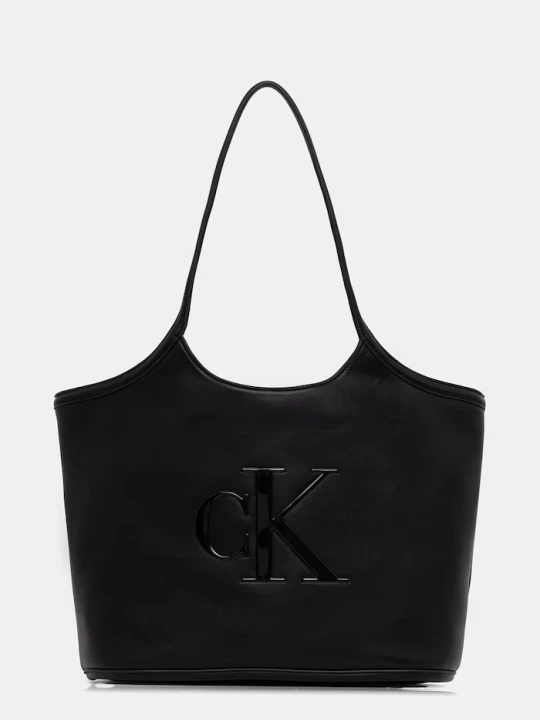 Zdjęcie produktu Calvin Klein torebka shopper damska z imitacji skóry czarny