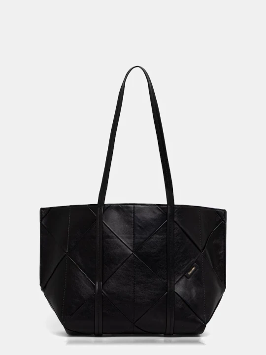 Zdjęcie produktu Calvin Klein torebka shopper damska z imitacji skóry czarny