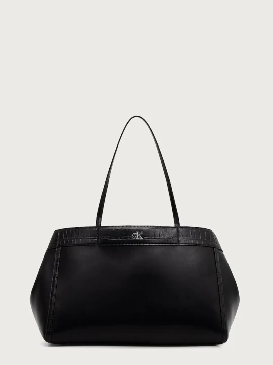 Zdjęcie produktu Calvin Klein torebka shopper damska z imitacji skóry czarny