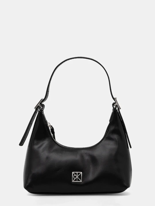 Zdjęcie produktu Calvin Klein torebka skórzana czarny