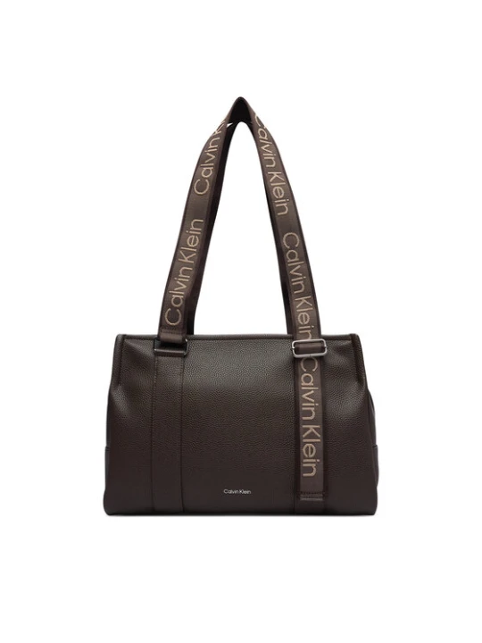 Zdjęcie produktu Calvin Klein Torebka Webbing Adj Strap Tote LV04F3644G Brązowy