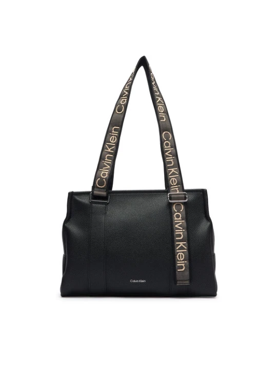 Zdjęcie produktu Calvin Klein Torebka Webbing Adj Strap Tote LV04F3644G Czarny