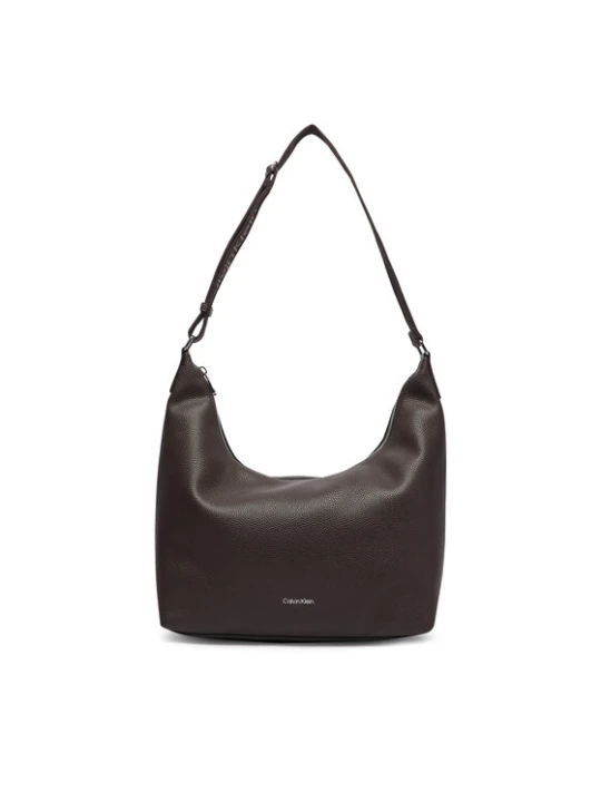 Zdjęcie produktu Calvin Klein Torebka Webbing Strap Md Shoulder Bag LV04F3891G Brązowy ciemny