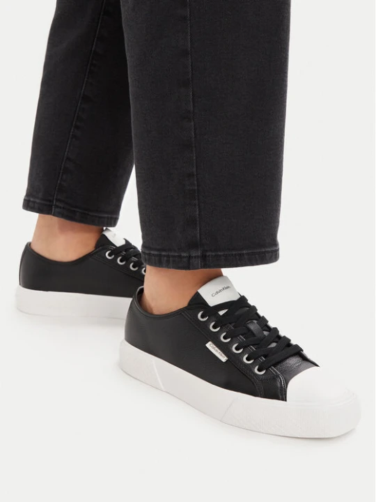 Zdjęcie produktu Calvin Klein Trampki Vulc Lace Up Low Lth HW0HW03077 Czarny