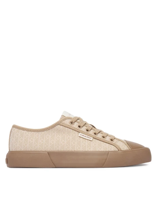 Zdjęcie produktu Calvin Klein Trampki Vulc Low Laceup Aop Canvas HW0HW03142 Beżowy