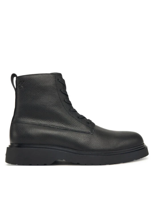 Zdjęcie produktu Calvin Klein Trzewiki Combat Ess Lace Up Zip Boot Lth YM0YM01373 Czarny