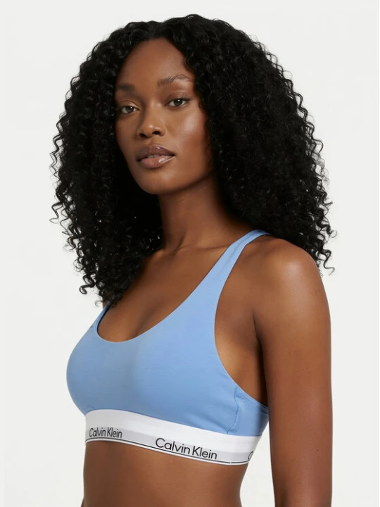 Zdjęcie produktu Calvin Klein Underwear Biustonosz braletka LV00QF8503 Błękitny Niebieski jasny
