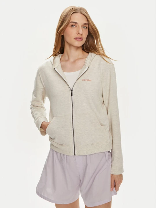Zdjęcie produktu Calvin Klein Underwear Bluza 000QS6869E Écru Regular Fit Kremowy