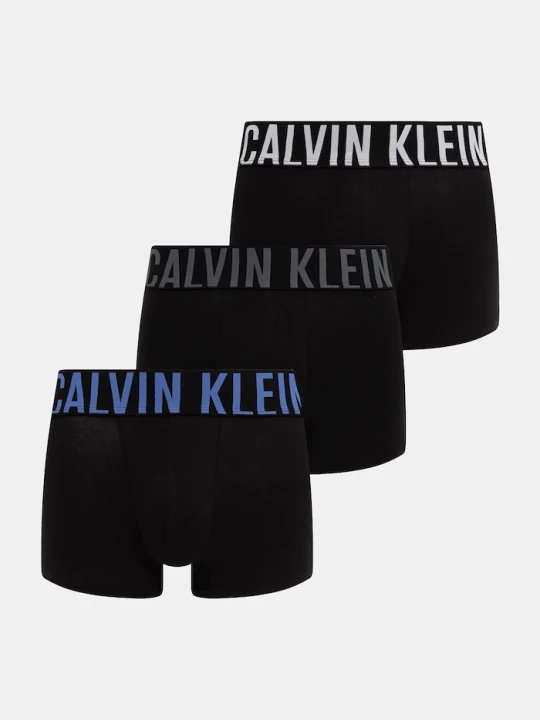 Zdjęcie produktu Calvin Klein Underwear bokserki męskie bawełniane z elastanem 3-pack niebieski