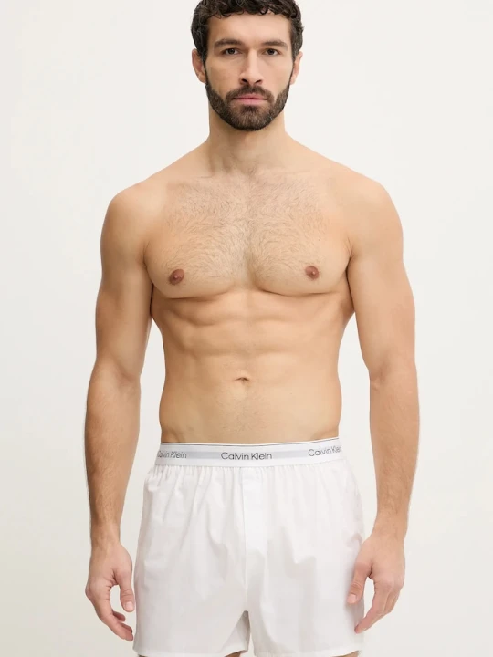 Zdjęcie produktu Calvin Klein Underwear bokserki luźne męskie bawełniane z elastanem 3-pack biały